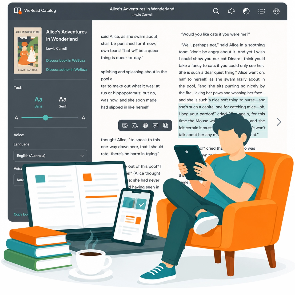ReaderPub browser reading and book discovery